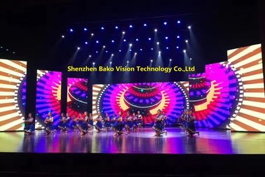 Wide Viewing Angle Indoor Rental LED Display Panel Tvs Wall For Event Advertising